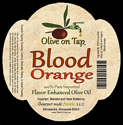 Olive on Tap Blood Orange Enhanced Olive Oil