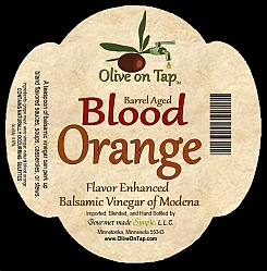 Blood Orange Aged Balsamic from Olive on Tap