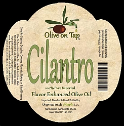 Cilantro Enhanced Olive Oil from Olive on Tap