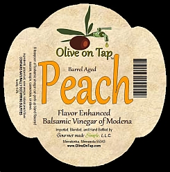 Peach Aged Balsamic from Olive on Tap