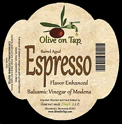 Espresso Aged Balsamic from Olive on Tap