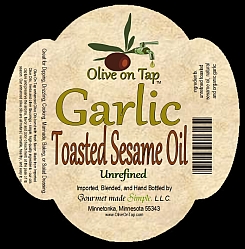 Garlic Roasted Sesame Oil from Olive on Tap
