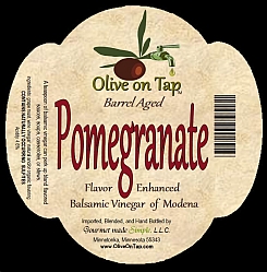 Pomegranate Aged Balsamic from Olive on Tap