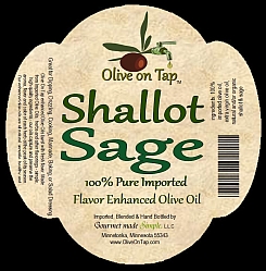 Olive on Tap Shallot Sage Enhanced Olive Oil